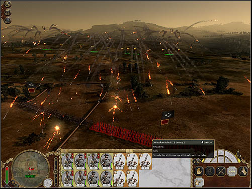 Before the enemy will come to you his willingness to fight will be rather questionable. - Game Mechanics - Land Battles - Artillery - Land Battles - Empire: Total War - Game Guide and Walkthrough