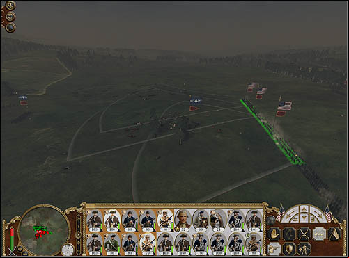 Different units have different shooting range. - Game Mechanics - Land Battles - Infantry - part 1 - Land Battles - Empire: Total War - Game Guide and Walkthrough