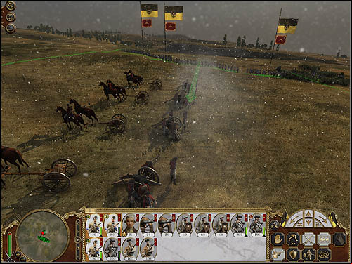 Bayonets may be also useful when your opponent is hiding behind some low walls - Game Mechanics - Land Battles - Infantry - part 2 - Land Battles - Empire: Total War - Game Guide and Walkthrough