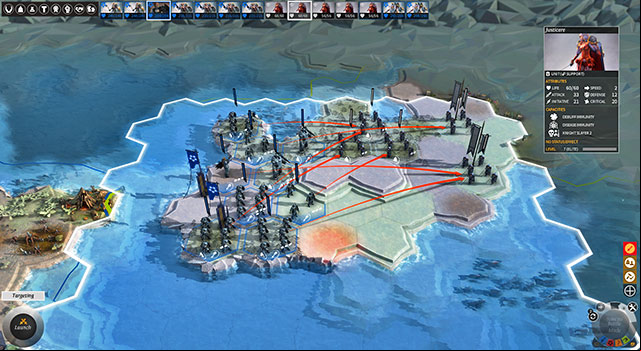 The commander issuing orders to troops. - Battle | War - War - Endless Legend Game Guide