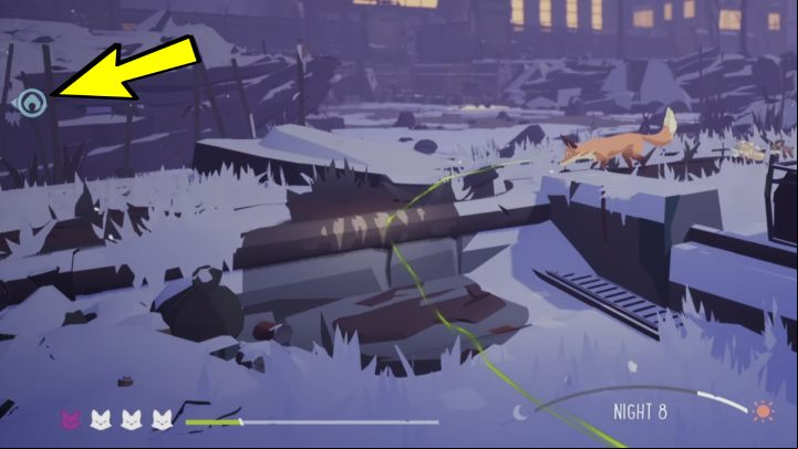 When the night ends, you have to return to the burrow to push the game's story forward - Endling: Beginners guide - Basics - Endling Guide, Walkthrough
