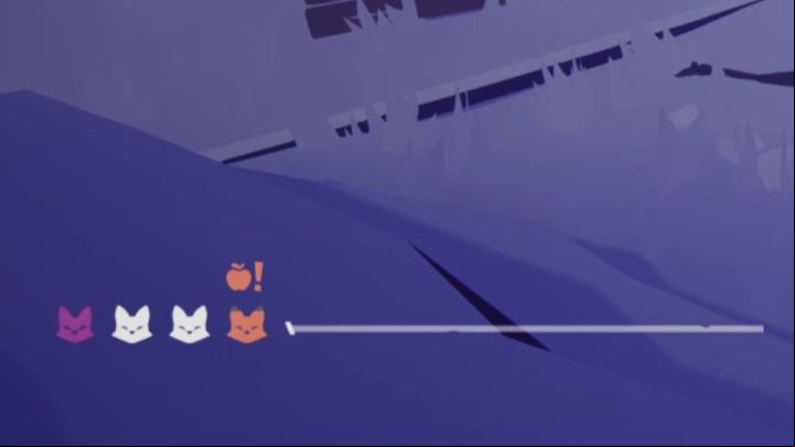 When the hunger level, represented by the green bar in the lower-left corner of the screen, decreases, one of your baby foxes will begin to starve - Endling: Beginners guide - Basics - Endling Guide, Walkthrough