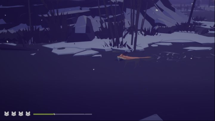 During the second night, try to find food that will fill as much of the young foxes' hunger bar as possible - Endling: Nights 1-3 - walkthrough - Walkthrough - Endling Guide, Walkthrough