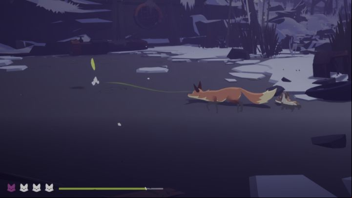 Explore new terrain and try to catch fish in the river south of your lair - Endling: Nights 4-6 - walkthrough - Walkthrough - Endling Guide, Walkthrough