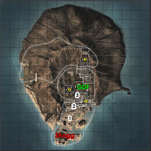 Attackers: Strogg - Volcano - Battlefields - Enemy Territory: Quake Wars - Game Guide and Walkthrough