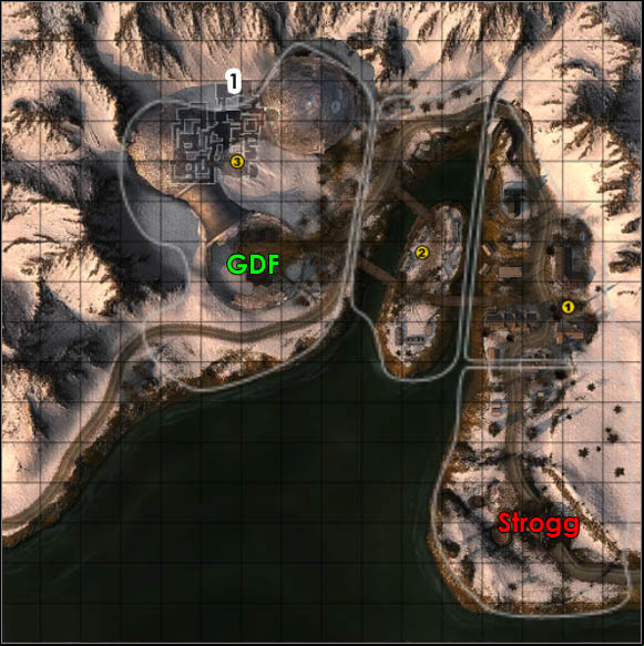 Attackers: Strogg - Ark - Battlefields - Enemy Territory: Quake Wars - Game Guide and Walkthrough