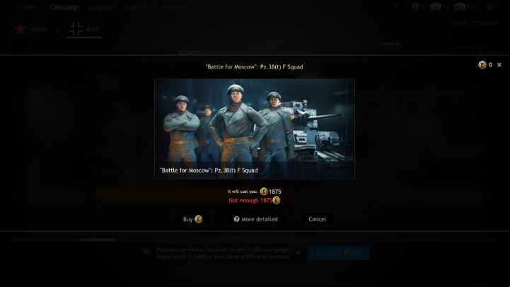 For currency, you can get instant access to most items in the game. - Enlisted: Microtransactions - how do they affect the game? - FAQ - Enlisted Guide