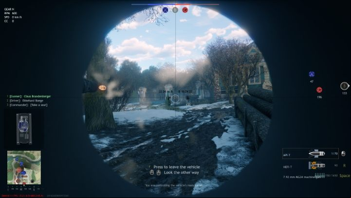 When faced against infantry, the turret works best. - Enlisted: Tanks - tips, controls - Basics - Enlisted Guide