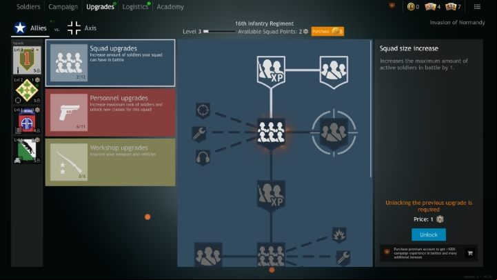 You can upgrade each squad with Squad Points. - Enlisted: Squad size - how to increase? - FAQ - Enlisted game guide