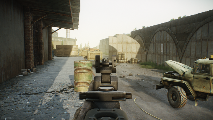 Aiming down a sight will help you hit the enemy. - Using weapons in Escape from Tarkov - Basics - Escape from Tarkov Guide