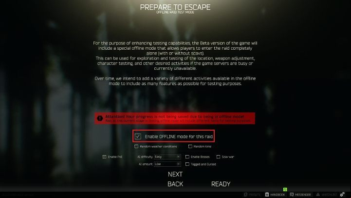 Simply choose the option marked above. - Escape from Tarkov Guide