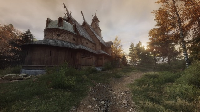 The next crime scene is in the graveyard, near the church - Graveyard | Walkthrough - Walkthrough - The Vanishing of Ethan Carter Game Guide & Walkthrough