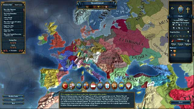 Nationality selection is a very important decision - The beginning of the game - Europa Universalis IV - Game Guide and Walkthrough