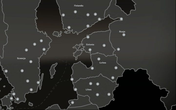 The map presents cities in which you can place your company. - New countries and cities in Euro Truck Simulator 2 Beyond the Baltic Sea - Whats new? - Euro Truck Simulator 2 Game Guide