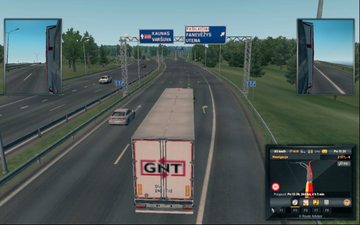 The number of highways in Lithuania isnt large, but when you do enter one, its infrastructure is done as it should be - Characteristic of roads in new countries - ETS2 Beyond the Baltic Sea - Whats new? - Euro Truck Simulator 2 Game Guide