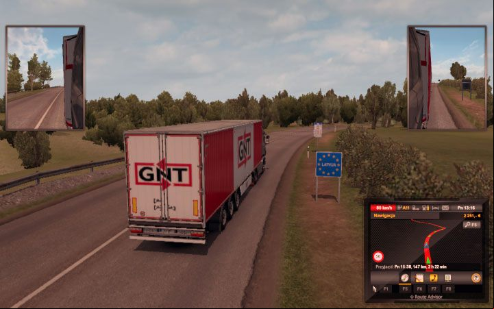 The speed limit in built-up areas in Latvia is 50 km/h - Characteristic of roads in new countries - ETS2 Beyond the Baltic Sea - Whats new? - Euro Truck Simulator 2 Game Guide