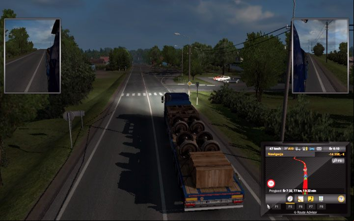 Sometimes there is a speed camera behind it - Characteristic of roads in new countries - ETS2 Beyond the Baltic Sea - Whats new? - Euro Truck Simulator 2 Game Guide