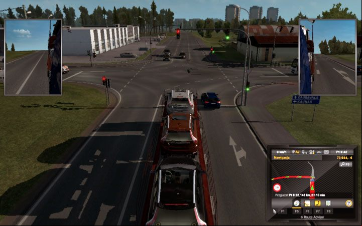 You should notice the signals at crossroads - Characteristic of roads in new countries - ETS2 Beyond the Baltic Sea - Whats new? - Euro Truck Simulator 2 Game Guide
