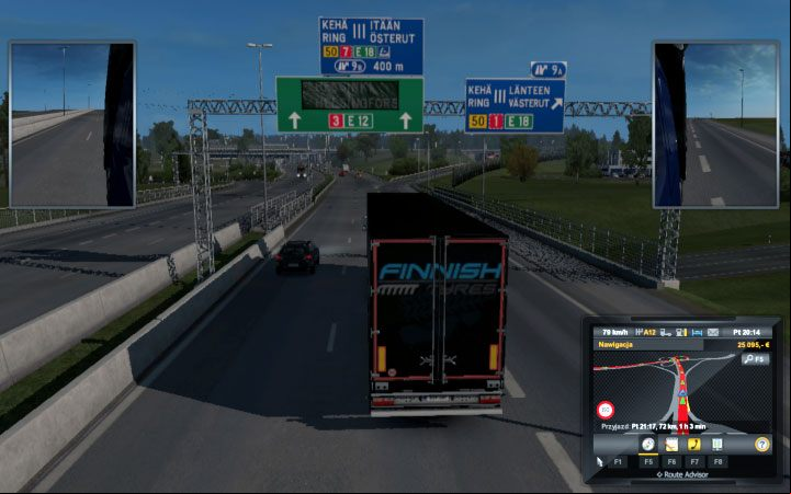 The highway system and wide, two-lane tracks are frequent here - Characteristic of roads in new countries - ETS2 Beyond the Baltic Sea - Whats new? - Euro Truck Simulator 2 Game Guide