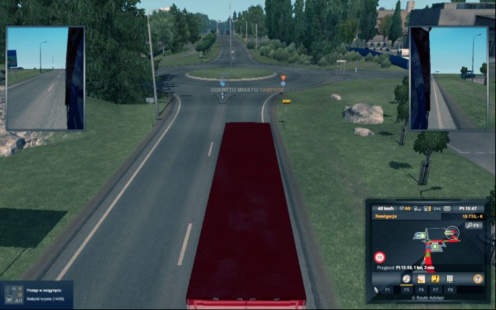 There arent many objects in the city: there are a garage, workshop, parking lots, gas station - Finland in Euro Truck Simulator 2 Beyond the Baltic Sea - New cities - Euro Truck Simulator 2 Game Guide
