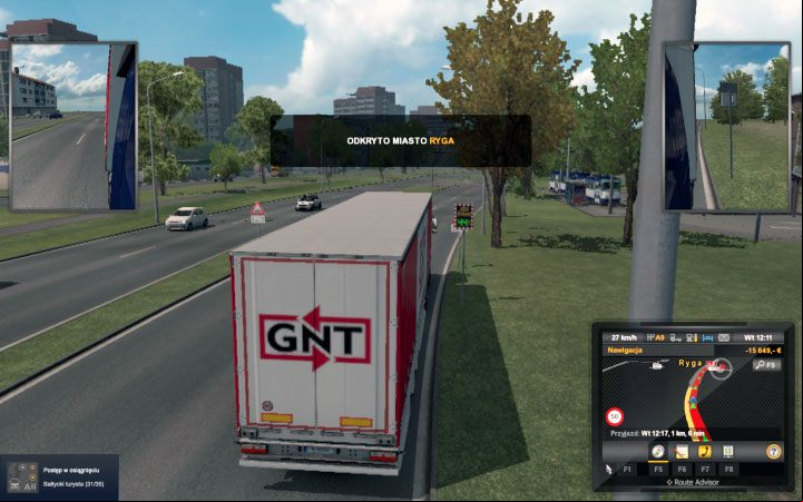 The city is vast and large - Latvia in Euro Truck Simulator 2 Beyond the Baltic Sea - New cities - Euro Truck Simulator 2 Game Guide