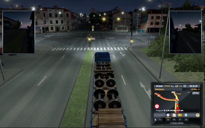 In the main part of the city there are garage, job agency, gas station, and six companies - Latvia in Euro Truck Simulator 2 Beyond the Baltic Sea - New cities - Euro Truck Simulator 2 Game Guide