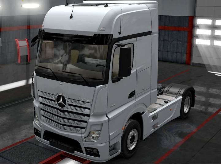 MERCEDES-BENZ NEW ACTROS - ETS2: Truck models - Truck dealers - Euro Truck Simulator 2 Game Guide