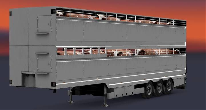 A trailer for transporting livestock - ETS2: DLC Achievements - list - Achievements Guide - Euro Truck Simulator 2 Game Guide