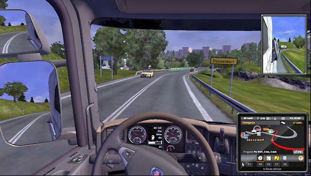 When you start the game, you are assigned to a quick order and you hit the road driving someone elses truck - ETS2: Driver, lessee - Career Guide - Career - Euro Truck Simulator 2 Game Guide