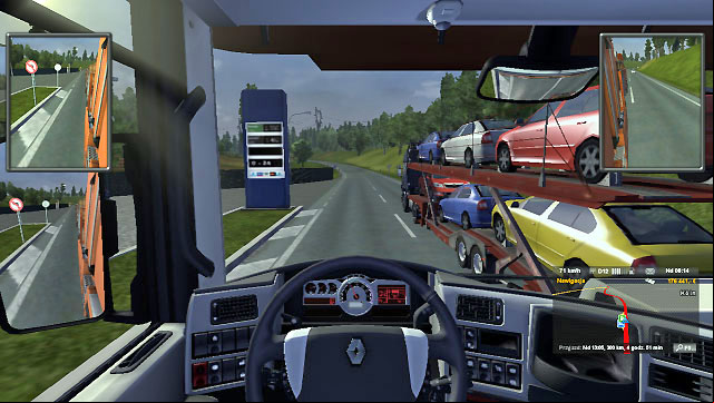 On a highway it is not a problem to overtake someone when you have two or three lanes available - ETS2: Overtaking - Driving Guide - Driving your truck - Euro Truck Simulator 2 Game Guide