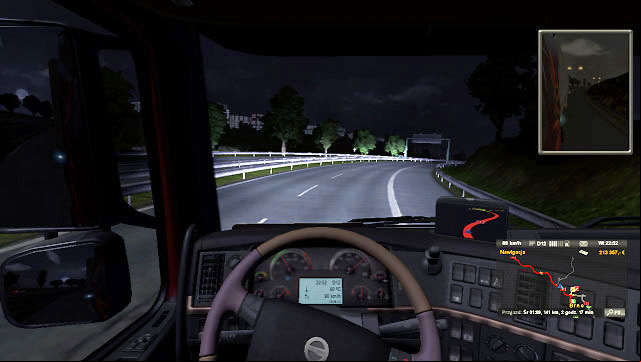 It seems that a highway is a secure place but in fact, it is not always like that - ETS2: Turning - Driving Guide - Driving your truck - Euro Truck Simulator 2 Game Guide