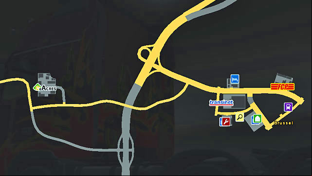 The Belgian capitol is located at the intersection of highways - Benelux (Belgium, the Netherlands, Luxembourg) | Cities - Cities - Euro Truck Simulator 2 Game Guide