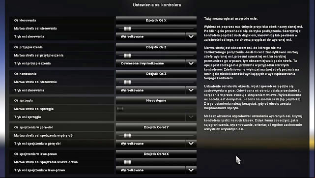 Set analog buttons to control various functions depending on your choice - ETS2: Steering configuration Guide - Controls - Euro Truck Simulator 2 Game Guide