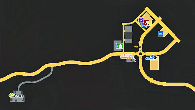 The Austrian capital located east of boarder with Slovakia offers you three companies providing orders - Austria | Cities - Cities - Euro Truck Simulator 2 Game Guide