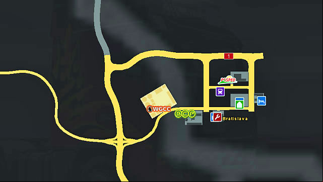 The city is located in the corner of the map near the intersection of highways - The Czech Republic and Slovakia | Cities - Cities - Euro Truck Simulator 2 Game Guide