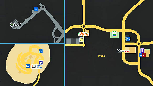 The Czech capital is located near a vital intersection - The Czech Republic and Slovakia | Cities - Cities - Euro Truck Simulator 2 Game Guide