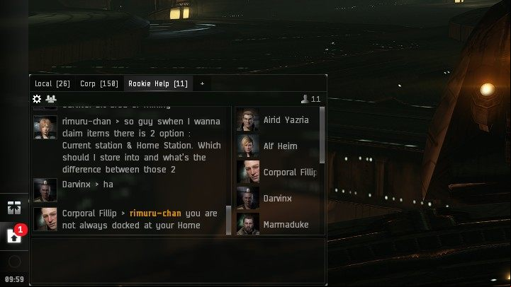 The first place where you can try to make with other players EVE Online is the chat where you will find 3 separate channels - EVE Online: Friends - how to find? - FAQ - EVE Online Guide
