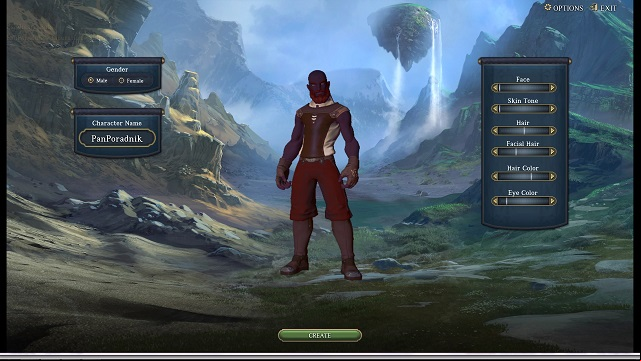 You really need very little to create a hideous character. - Character creation - Gameplay basics - Landmark - Game Guide and Walkthrough