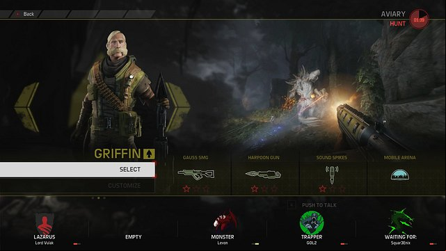 Griffin is the second Trapper that you unlock, as a result of maxing out on all of Maggies skills - Trapper - Hunters - Evolve - Game Guide and Walkthrough