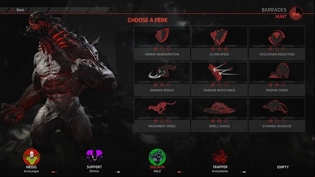 Perks are ive skills that can be unlocked and upgraded, as you progress to higher levels, as well as ones that can be obtained temporarily, during a single game - Perks - Leveling up and perks - Evolve - Game Guide and Walkthrough