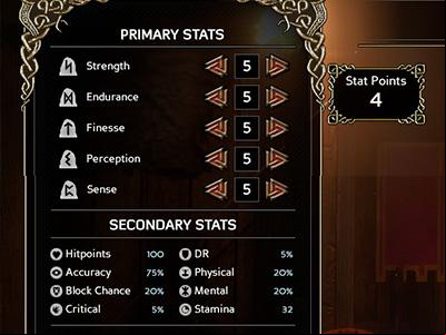 Primary stats affect secondary stats - Character creation and statistics - The Basics - Expeditions: Viking Game Guide