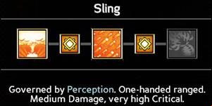Sling (6/9/12/15/18) - Wielding weapons - Abilities - Expeditions: Viking Game Guide