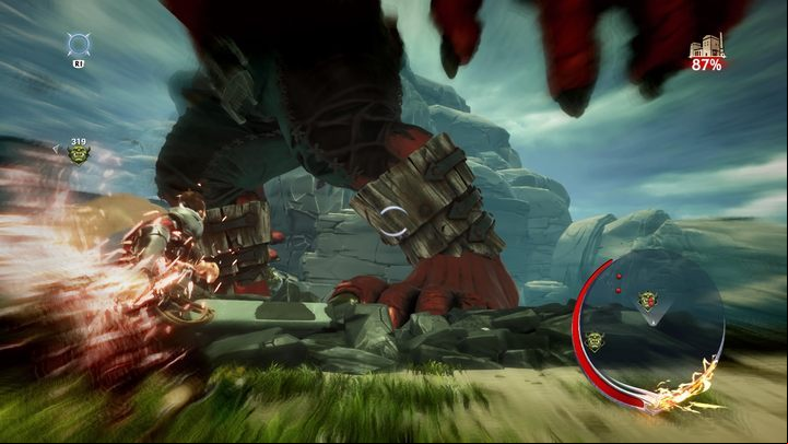 The basic armor of the Raveni, one that can be destroyed with a single strike - Fighting Raveni and types of armors in Extinction - Basics - Extinction Game Guide