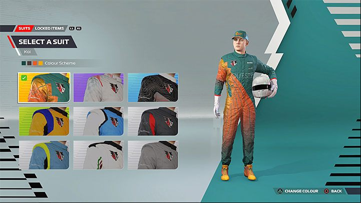 The game also allows you to change the clothes of the main character - F1 22: Character Appearance - how to change (gender, face, clothes, racing outfit)? - FAQ - F1 22 Guide
