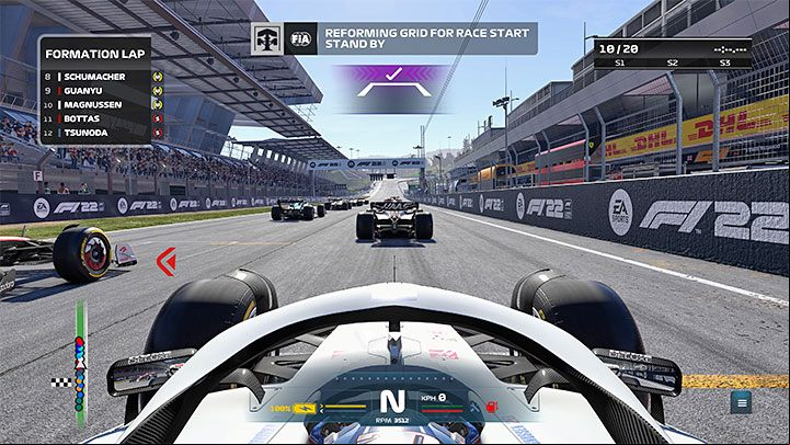 Start any race that is preceded by a formation lap - F1 22: Slotting In - trophy, how to get it? - Trophy Guide - F1 22 Guide