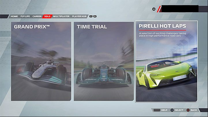 In the Solo tab, you will find other single player modes - F1 22: Game modes - list - Basics - F1 22 Guide