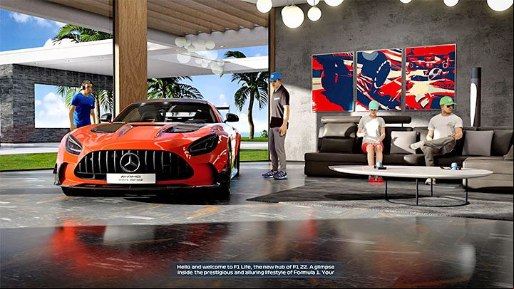 F1 Life doesn't involve any racing - F1 22: F1 Life - menu description - Basics - F1 22 Guide
