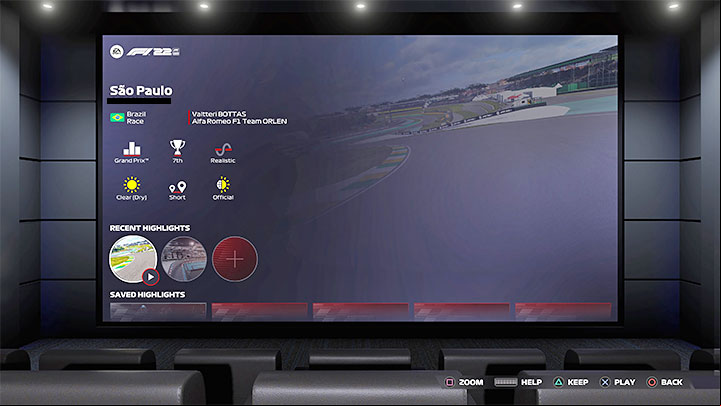 2 - F1 22: F1 Life - menu description - Basics - F1 22 Guide