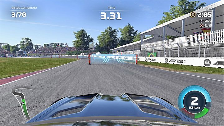 Autocross - You must between cones on your way to the finish line - F1 22: Supercars and challenges - Pirelli Hot Laps - Basics - F1 22 Guide