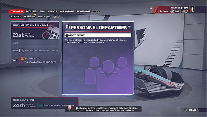 How to unlock: Complete 25 Department Events in My Team - F1 22: Trophies / Achievements - list of all, trophy guide - Trophy Guide - F1 22 Guide